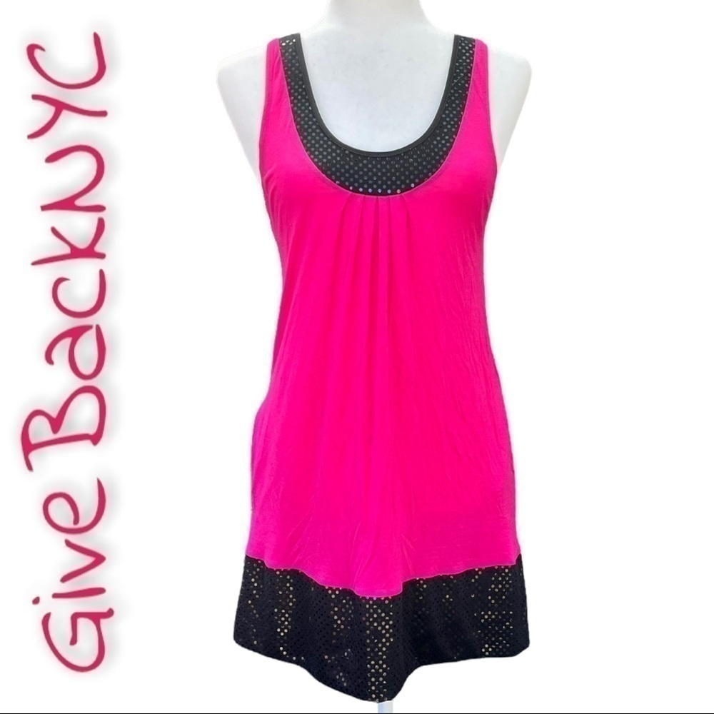🎉fuchsia Sequin Mini Dress - Sleeveless, Size S